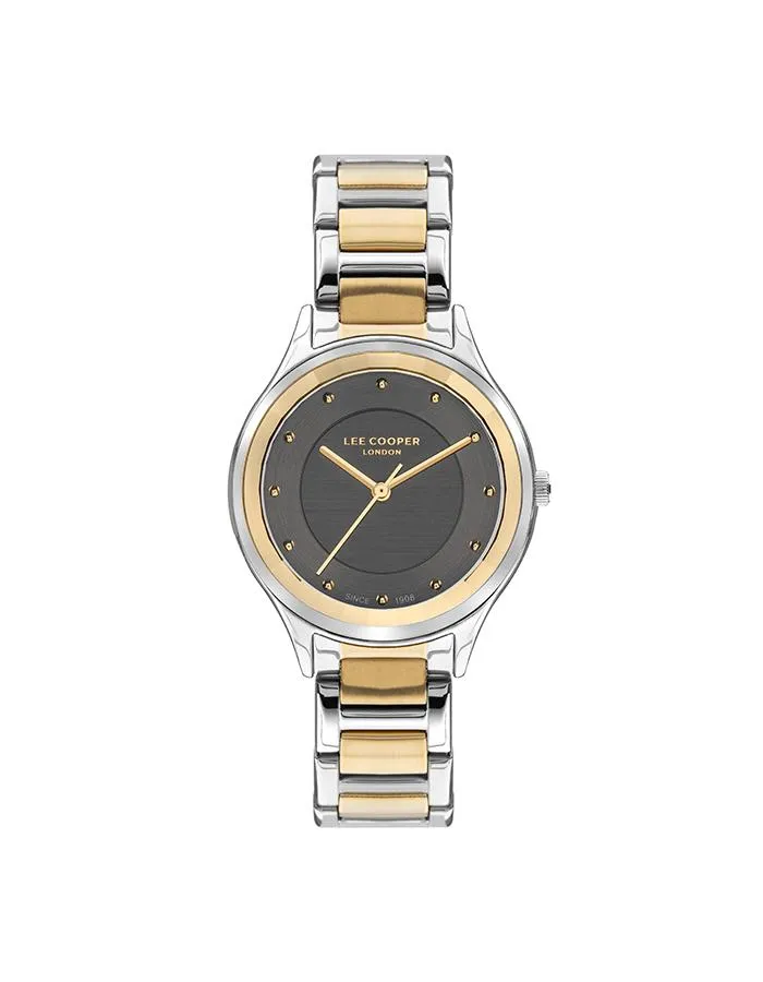 LEE COOPER WoMens Analog Black Dial Watch
