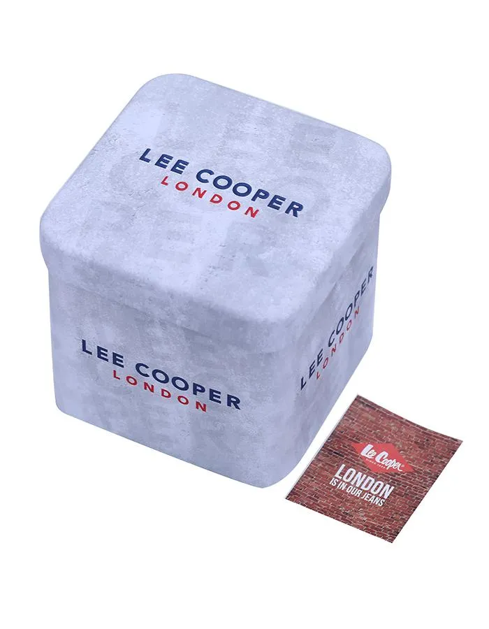 LEE COOPER Women's Analog Black Dial Watch - LC07609.350