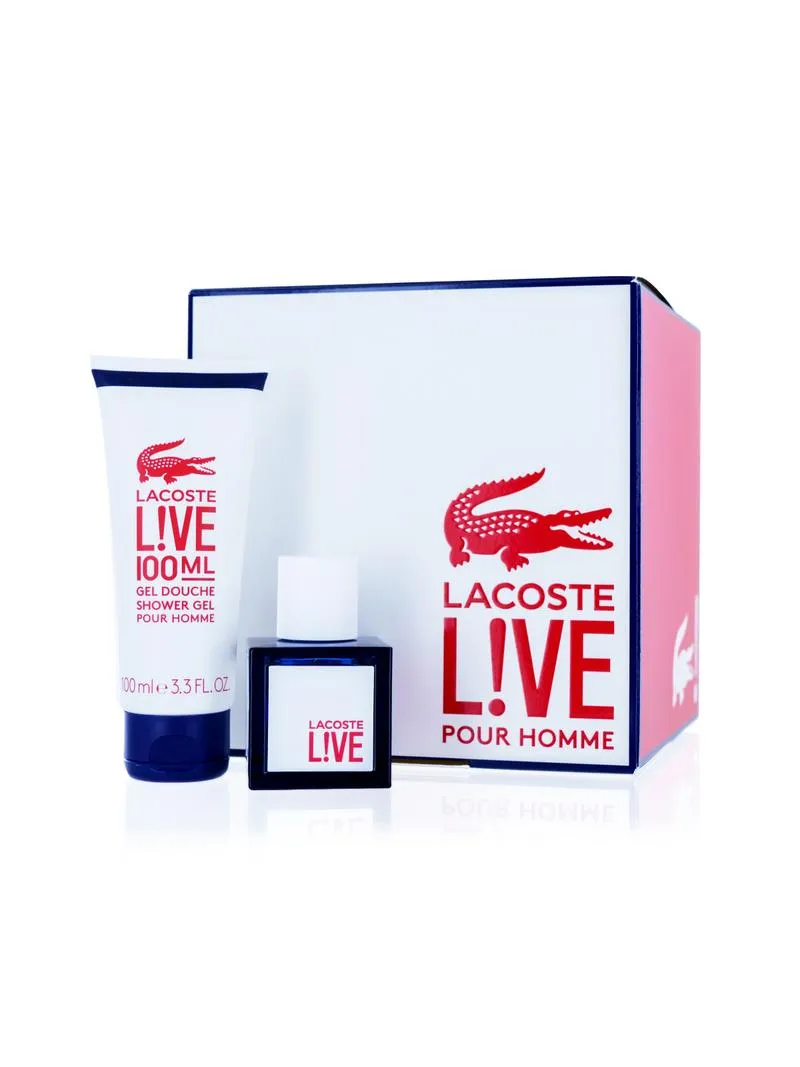Lacoste Live Pour Homme EDT For Men 100ML Set