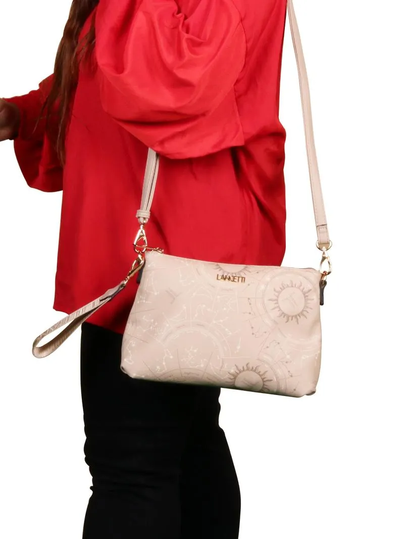 Lancetti Women Crossbody Bag Beige