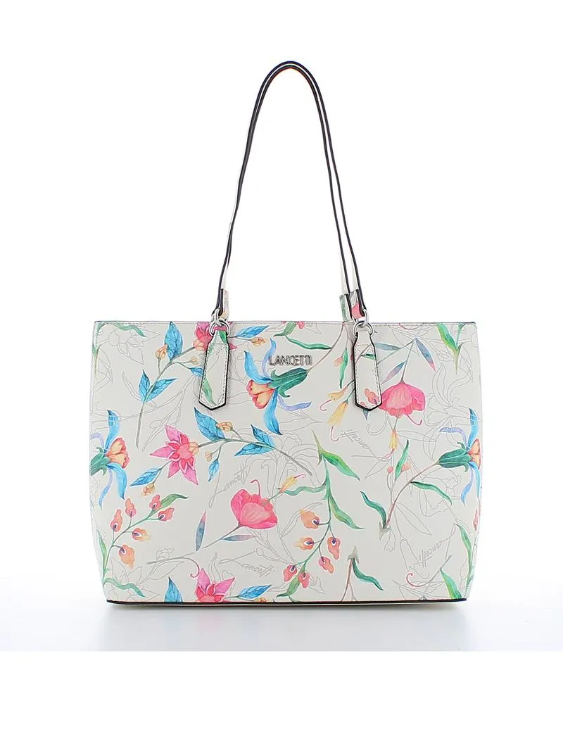 Lancetti Women Shopping Bag Off White
