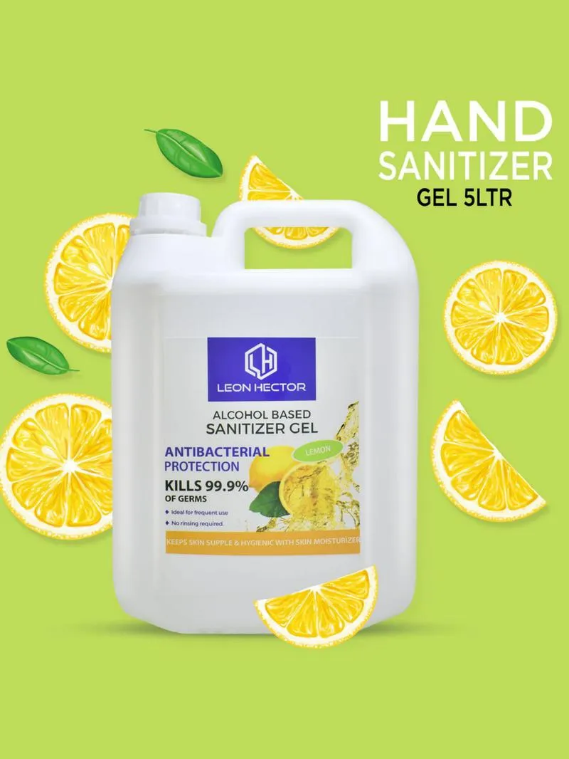 Leon Hector Sanitizer Gel Lemon 5Ltr