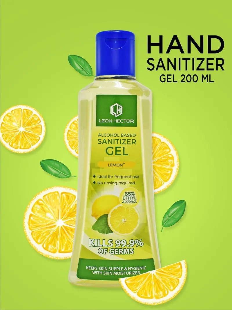 Leon Hector Sanitizer Gel Lemon Plus 200ML