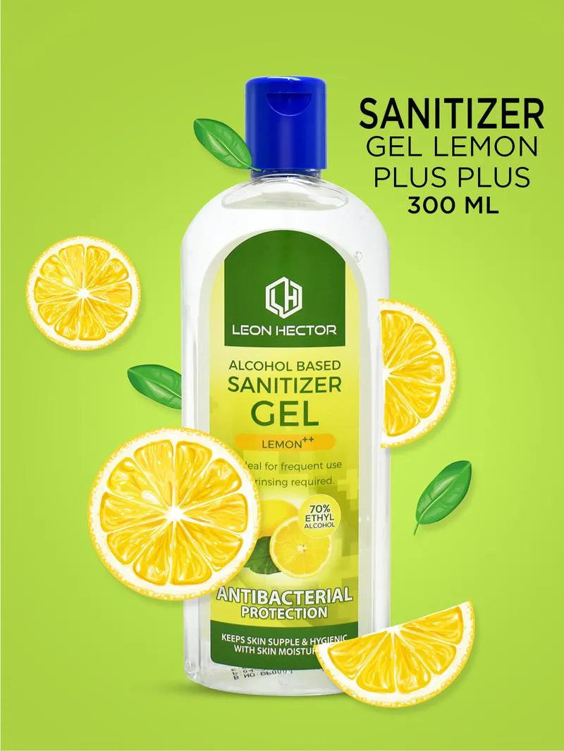 Leon Hector Sanitizer Gel Lemon Plus 300ML