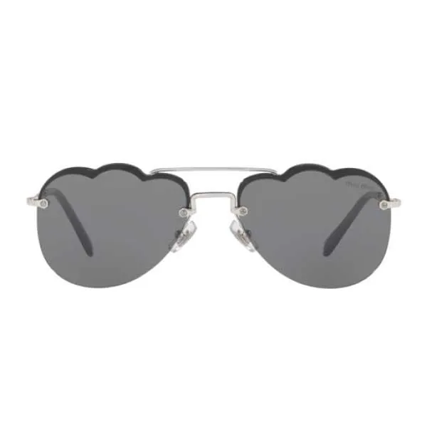 MIU MIU  Women Sunglasses Silver Frame - 56US (1BC175)