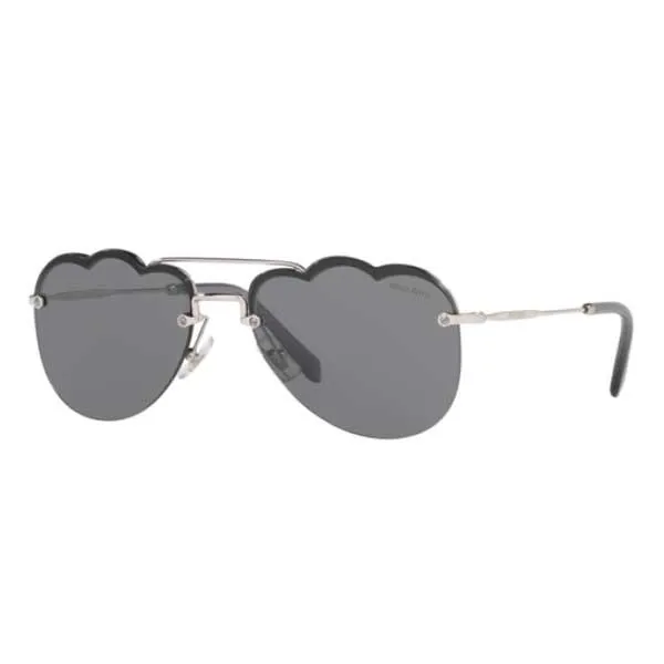 MIU MIU  Women Sunglasses Silver Frame - 56US (1BC175)