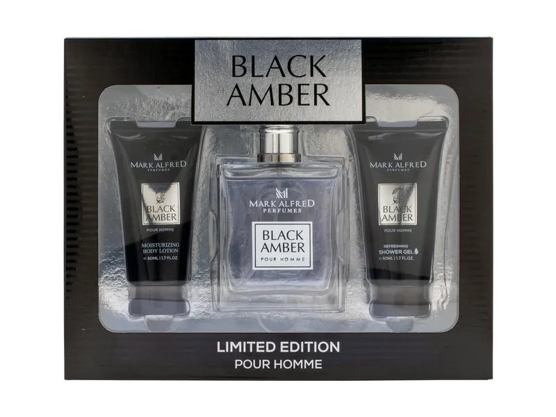 Mark Alfred Black Amber EDP For Men 100ML Set