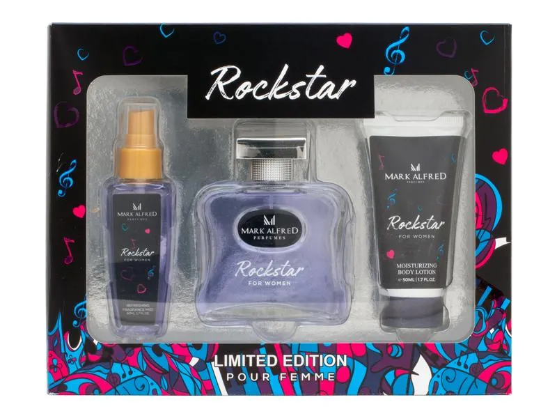 Mark Alfred Rockstar EDP For Women 100ML Set