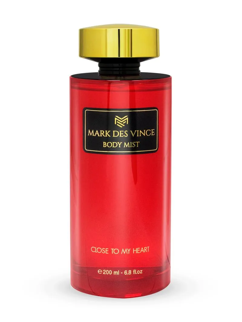 Mark Des Vince Close To My Heart Body Mist For Women 200ML