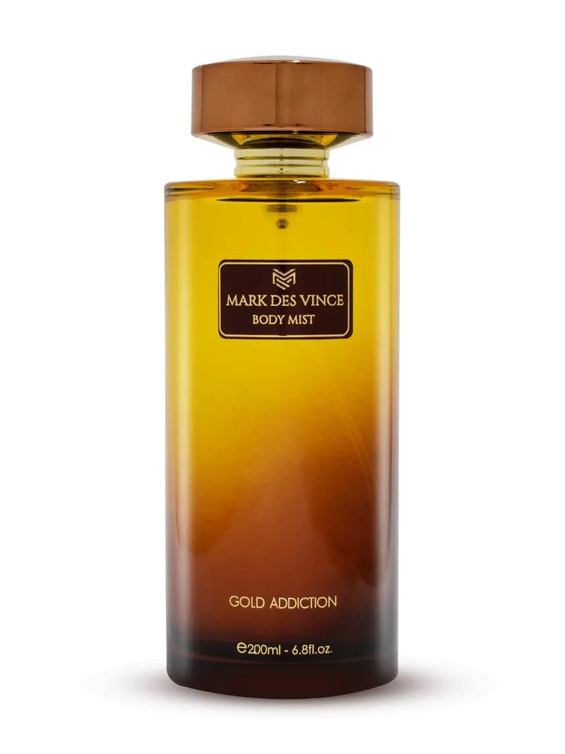 Mark Des Vince Gold Addiction Body Mist For Women 200ML