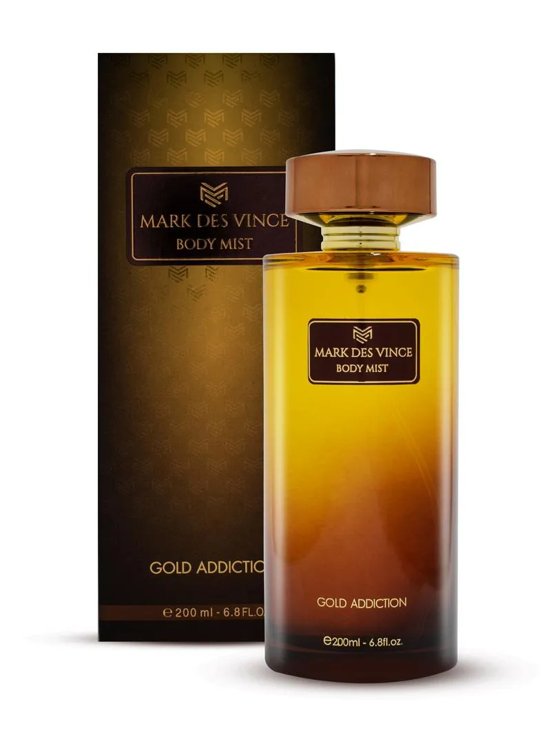 Mark Des Vince Gold Addiction Body Mist For Women 200ML