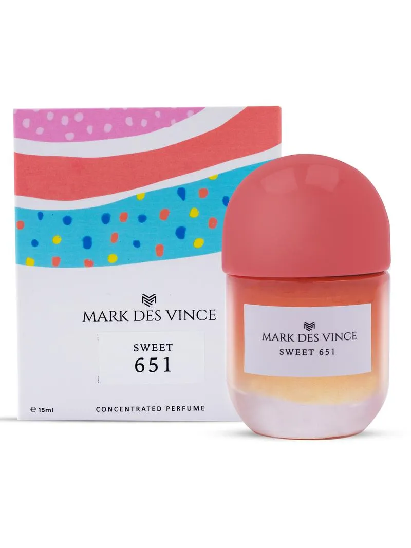 Mark Des Vince Sweet 651 Concentrated Perfume 15ML