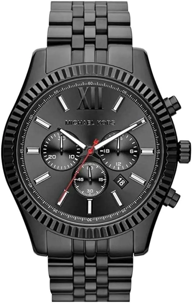 Michael Kors Mens MK8320 Black Stainless Steel Watch