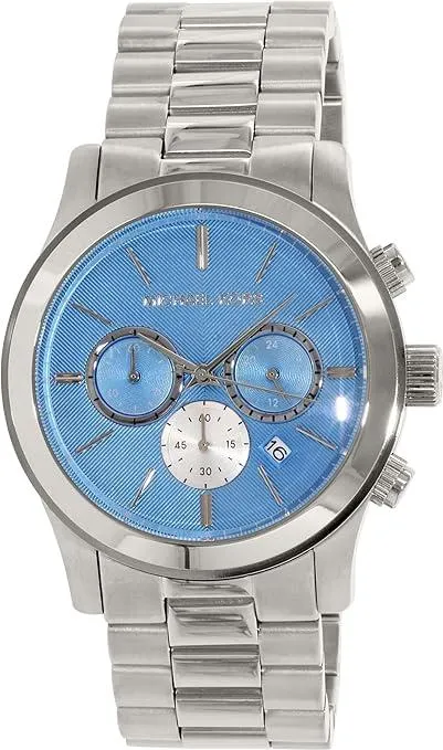 Michael Kors Mens Runway MK5953 Black StainlessSteel Quartz Watch