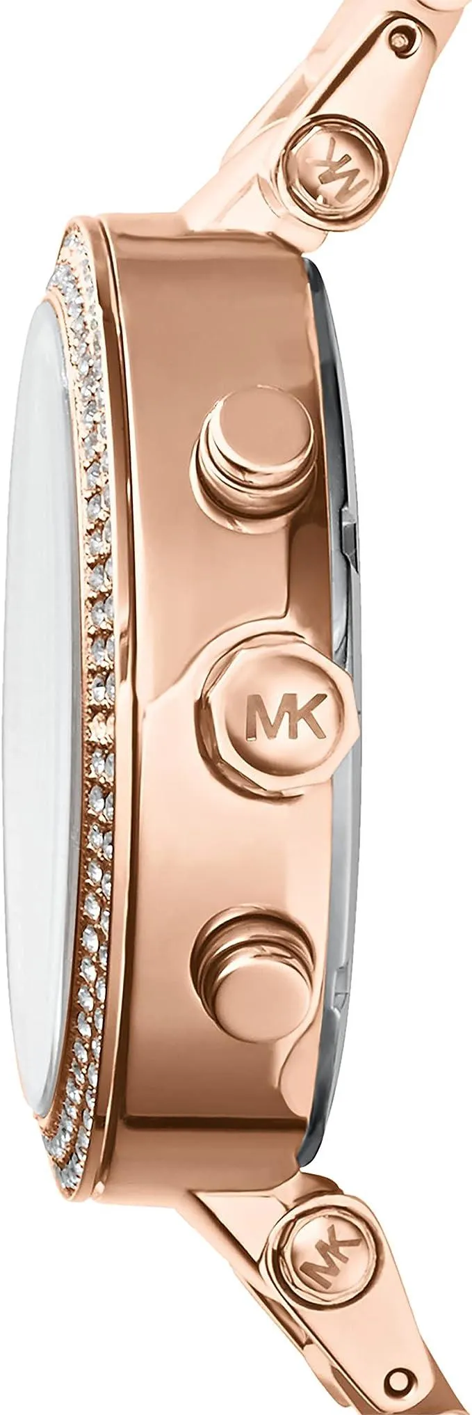 Michael Kors Parker Stainless Steel Watch With Glitz Accents