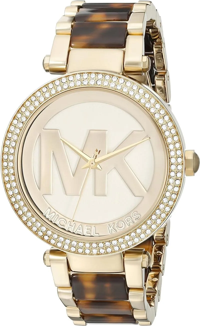 Michael Kors Womens Parker Brown Watch MK6109