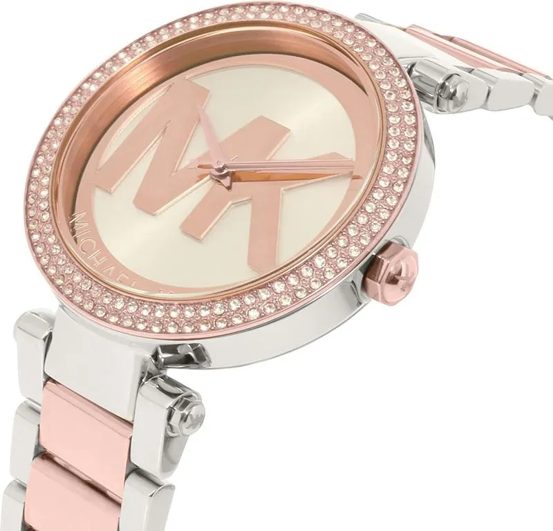 Michael Kors Womens Parker TwoTone Watch MK6314