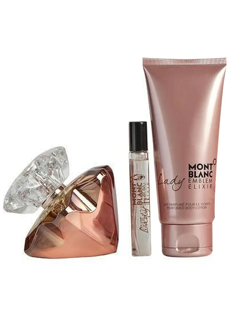 Montblanc Lady Emblem Elixir EDP For Women 75ML Set