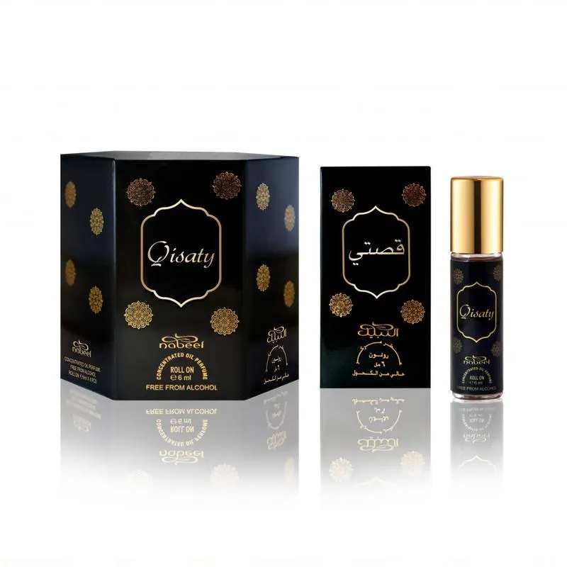 Nabeel Qisaty Roll On Oil Unisex 6ML × 6Pcs Set