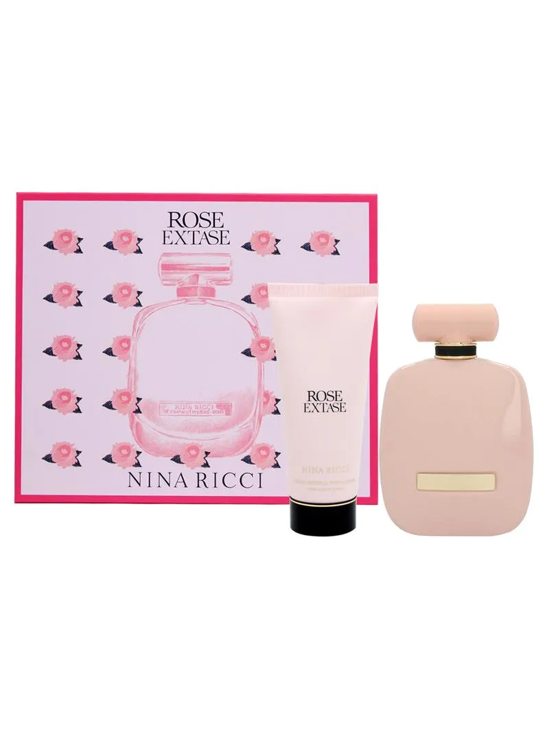 Nina Ricci Rose Extase EDT For Women 80ML Set