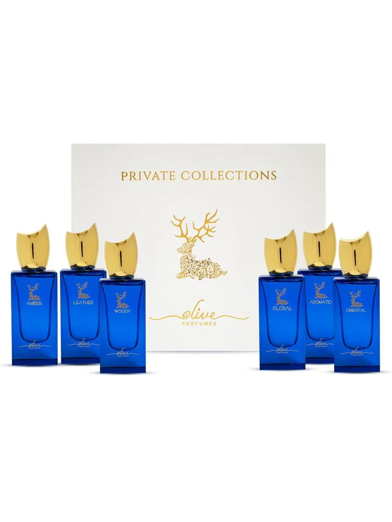 Olive Perfumes Private Collections Unisex 6Pcs × 50ML Set