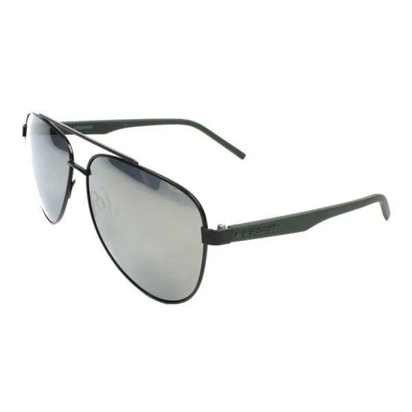 POLAROID Square Unisex Sunglasses Black Frame - 2043S 003LM