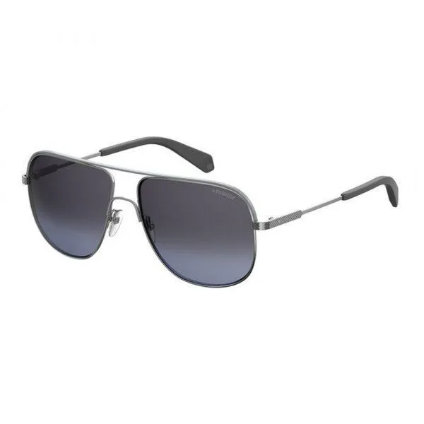 POLAROID Square Unisex Sunglasses Grey Frame - 2055S 6LB1A