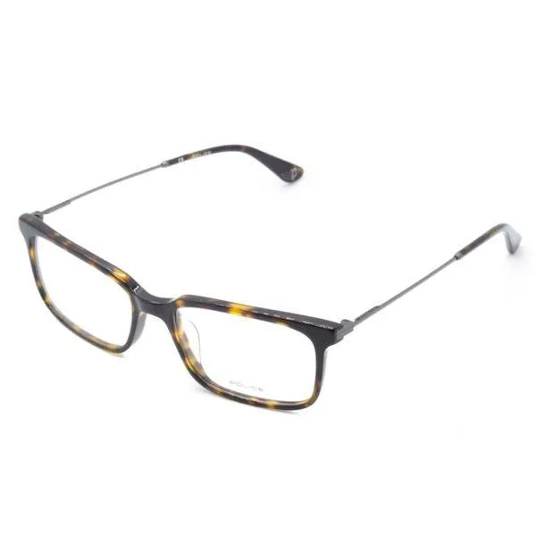 POLICE Rectangle Unisex Sunglasses Silver Frame - VPL687 0722