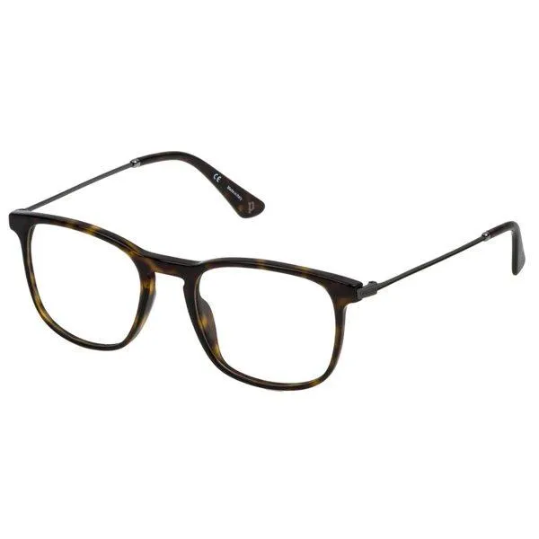 POLICE Square Unisex Sunglasses Havana Frame - VPL562N 0722