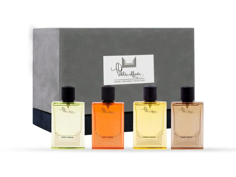 Public Affair Unisex Collection Luxury Perfumes 4Pcs × 50ML Set