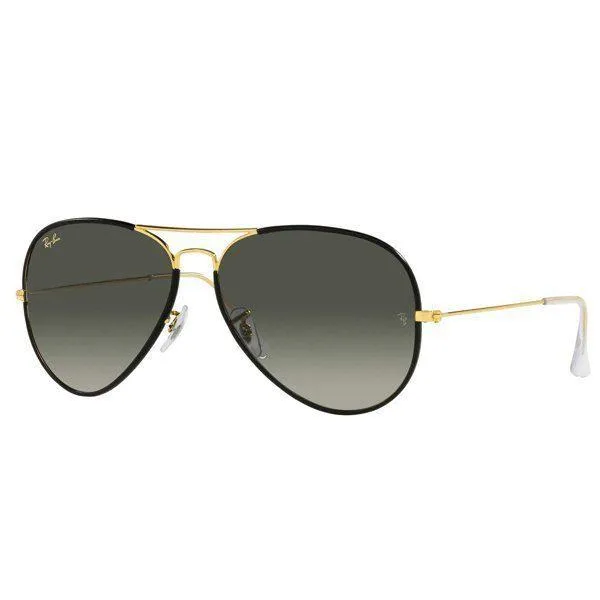 RAY-BAN Aviator Unisex Sunglasses Black Frame - 3025JM 919671