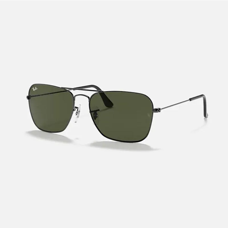 RAY-BAN Square Men Sunglasses Black Frame - RB3136 004