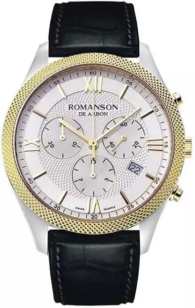 ROMANSON Men S WATCH De Arbon Series Cb8A13Hmbcasr5