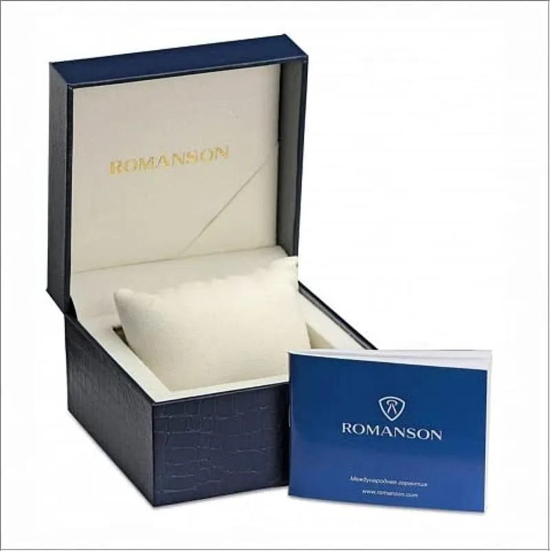 ROMANSON Unisex Original Wrist WATCH Brand Model Rl0B05Llprap6R-Wine