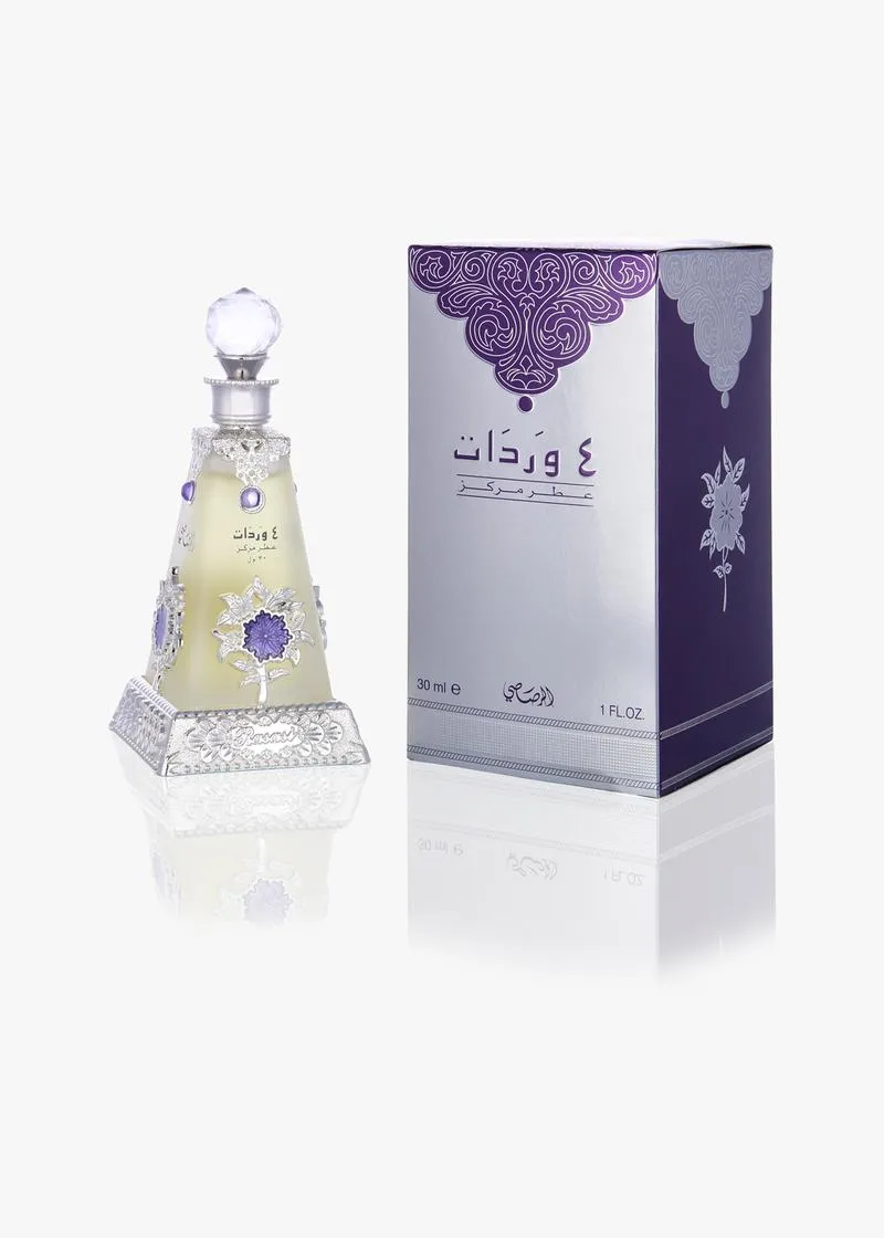 Rasasi Arba Wardat Attar Oil Unisex 30ML