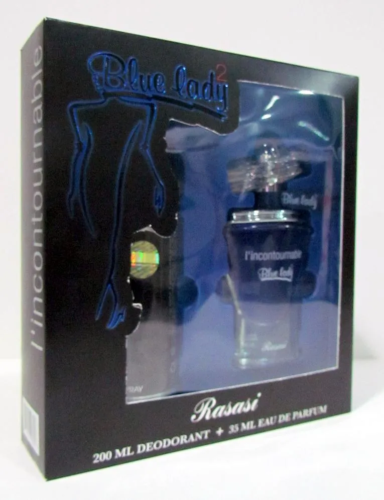 Rasasi Blue Lady 2 EDP For Women 35ML Set