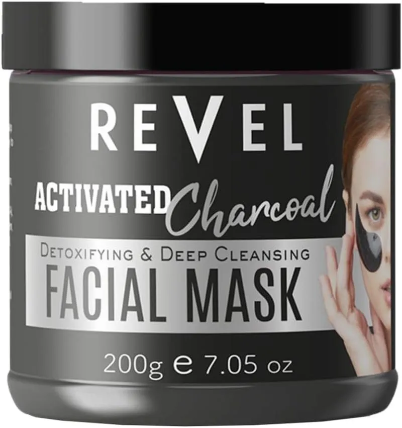 Revel Activated Charcoal Detoxifying & Deep Cleansing Facial Mask 200G