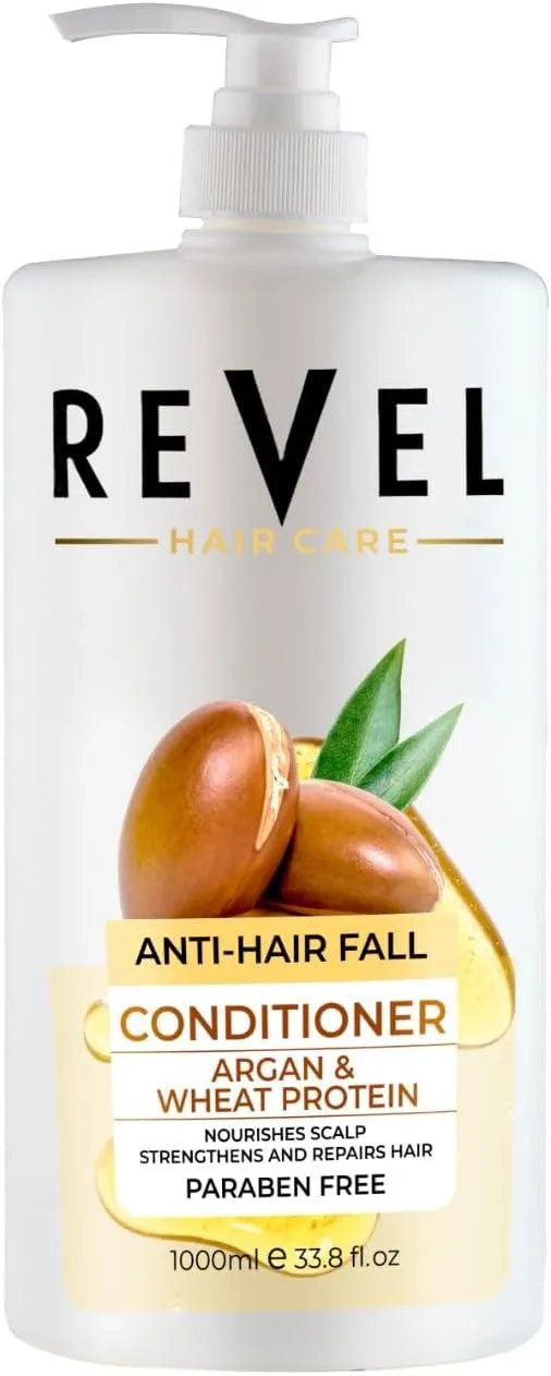 Revel Anti Hair Fall Argan & Wheat Protein Conditioner 1L