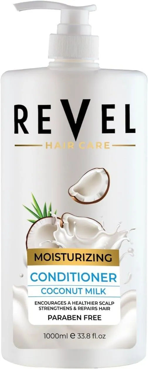 Revel Anti Hair Fall Coconut Milk Moisturizing Conditioner 1L
