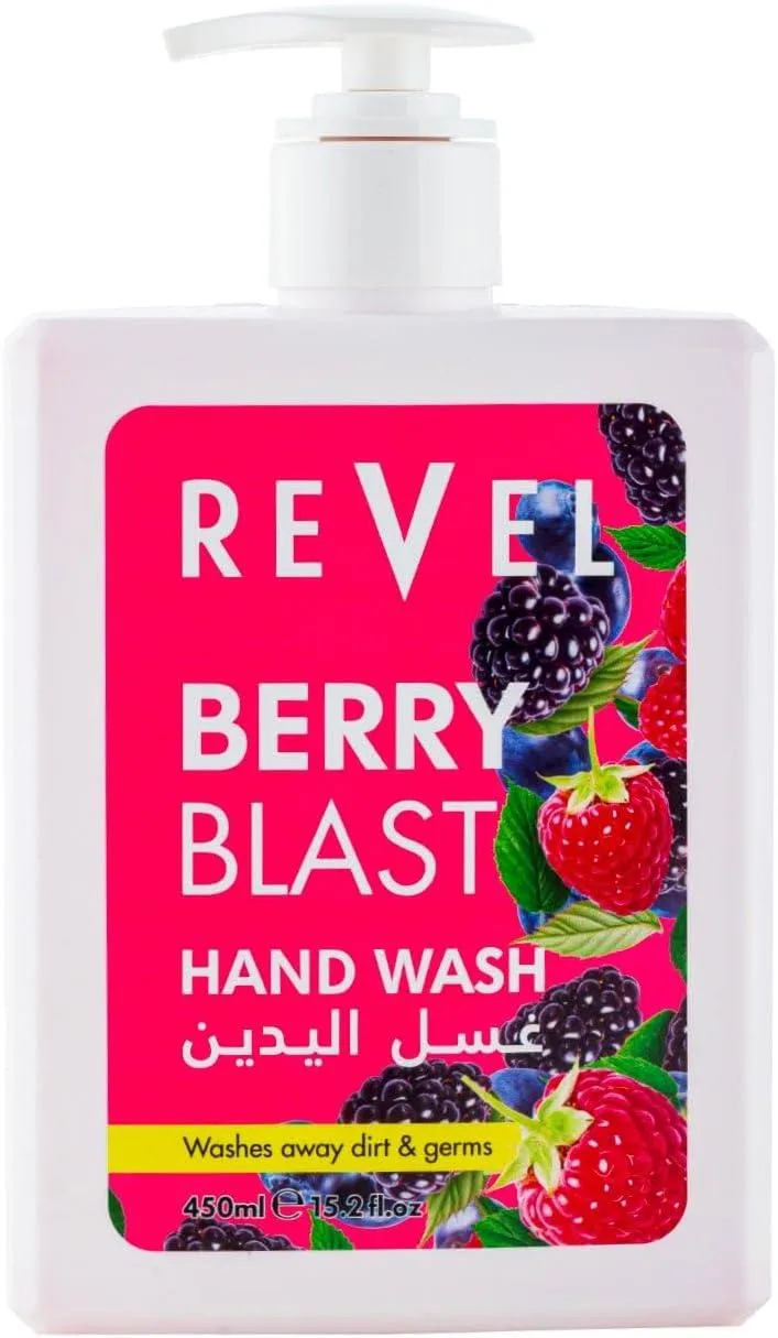 Revel Berry Blast Hand Wash Hydrates Skin 450ML
