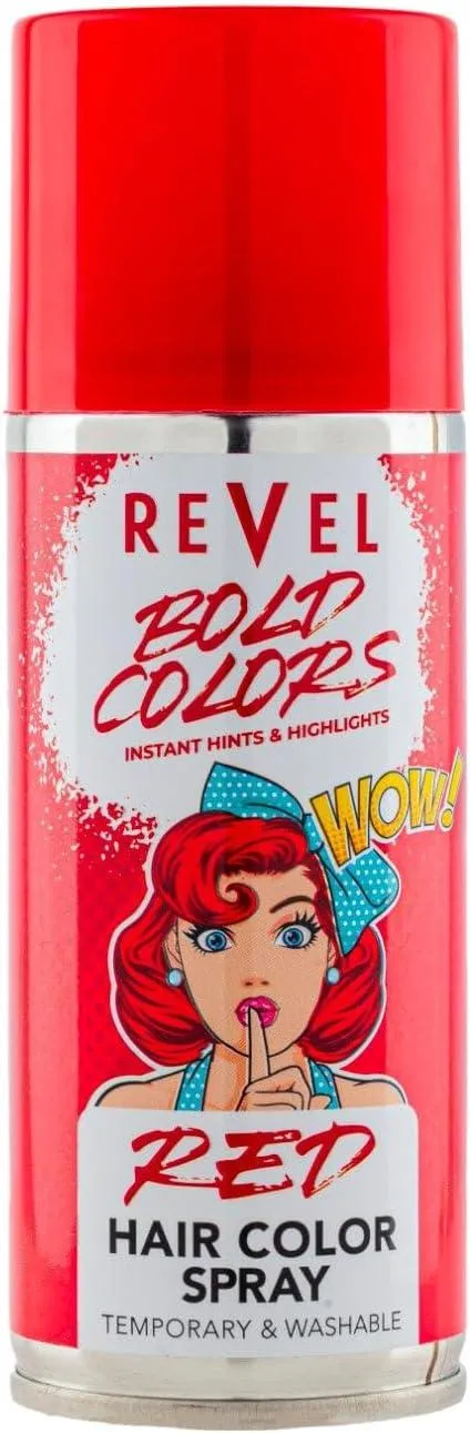 Revel Bold Colors Temporary Red Hair Colour Spray 150ML