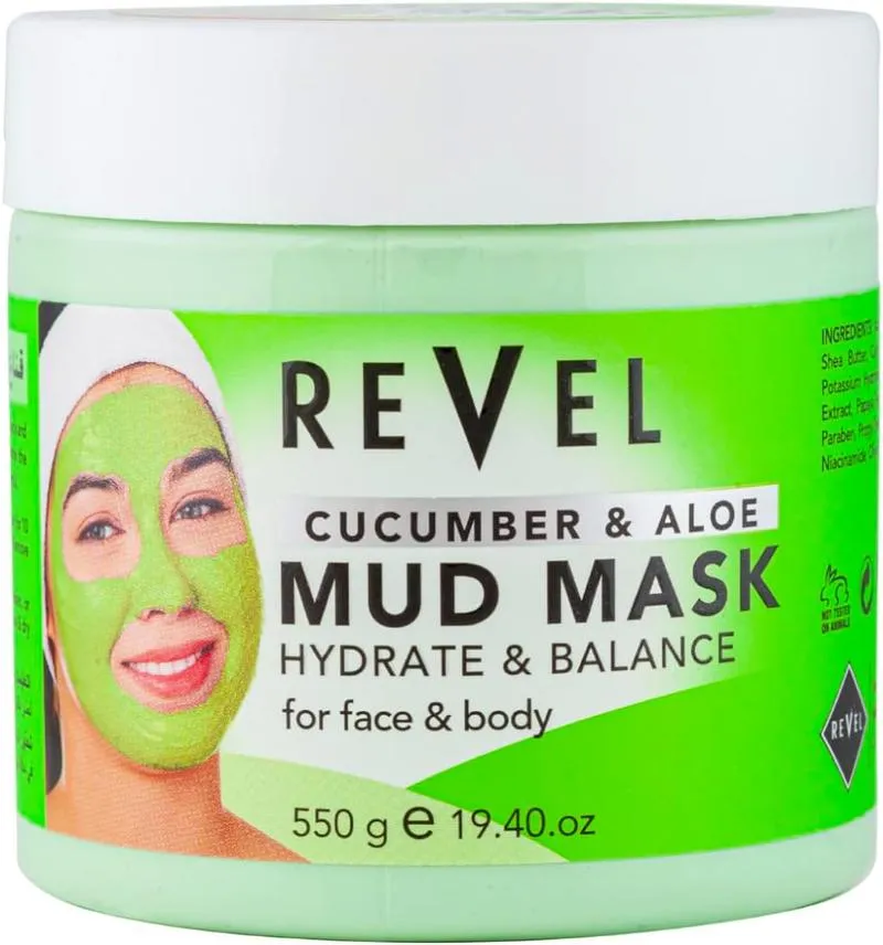 Revel Cucumber & Aloe Vera Mud Mask 55G