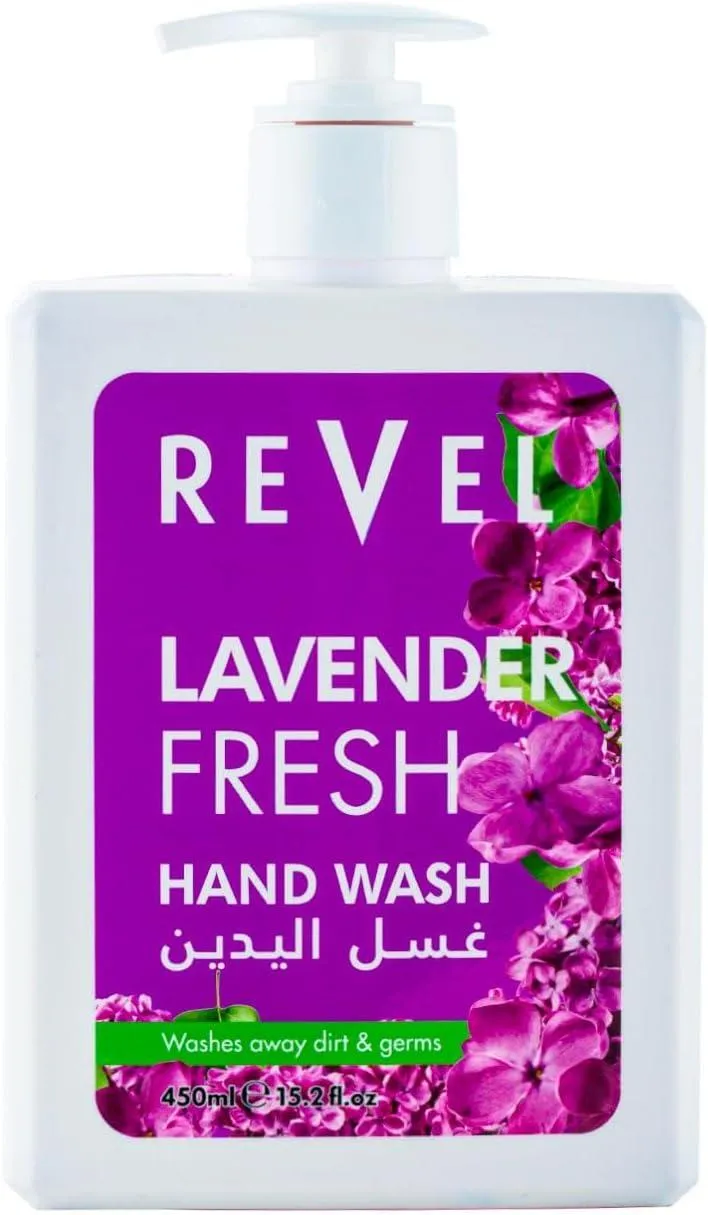 Revel Lavender Fresh Hand Wash  Hydrates Skin 450ML