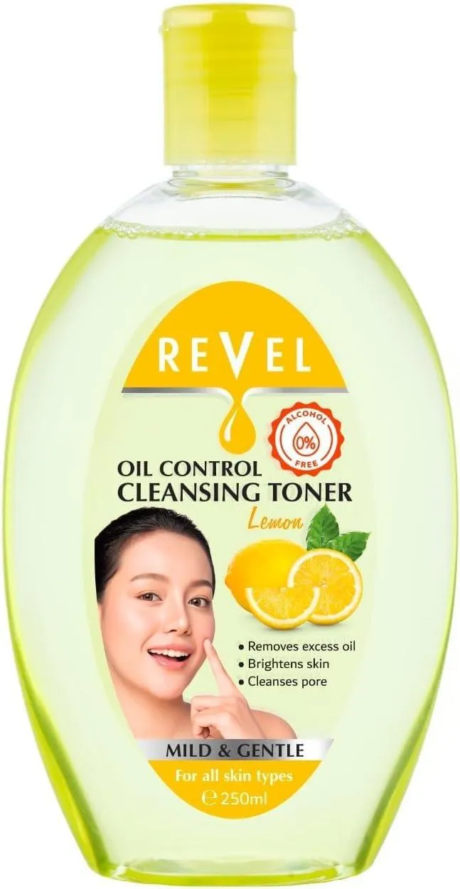 Revel Lemon Oil Control Cleansing Facial Toner 250ML