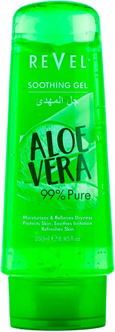 Revel Natural Aloe Vera Moisturizing Soothing Gel Green 250ML