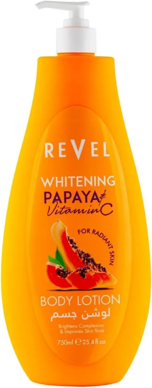 Revel Papaya Whitening Body Lotion 750ML
