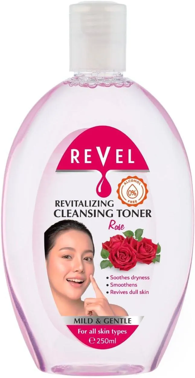 Revel Rose Revitalizing Cleansing Facial Toner 250ML