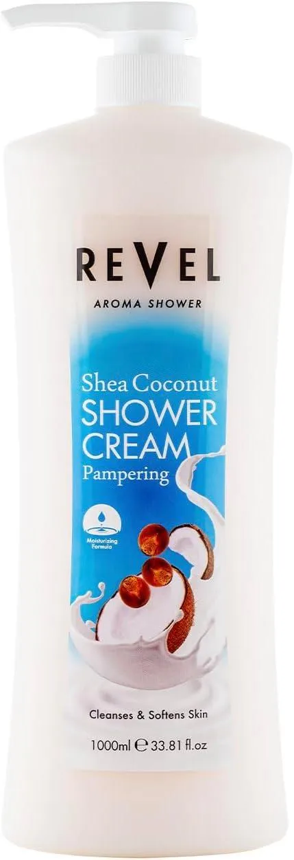 Revel Shea Coconut Shower Cream 1L