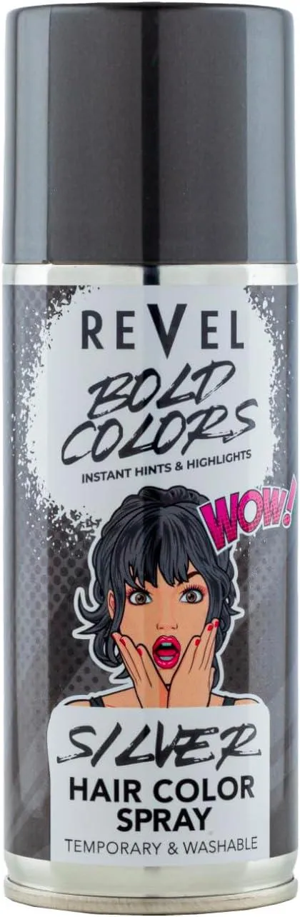 Revel Temporary Silver Hair Colour Spray 150ML