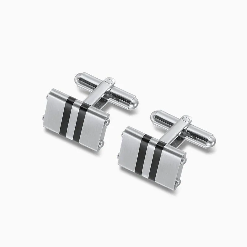Riblor Franco Cufflinks in Stainless Steel RCL2-FSS